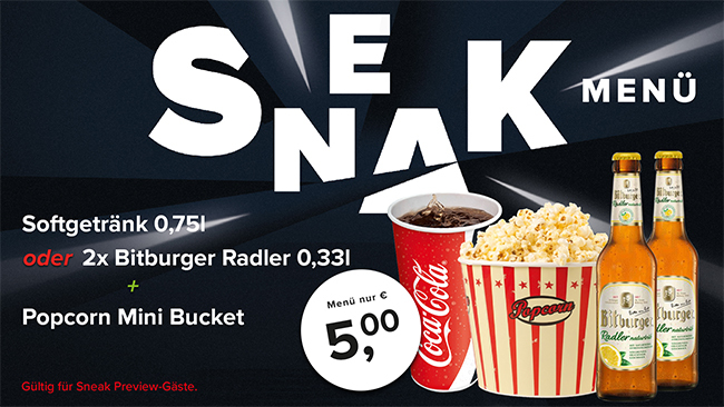 Cineplex Capitol Kassel / Baunatal Menüs Snacks